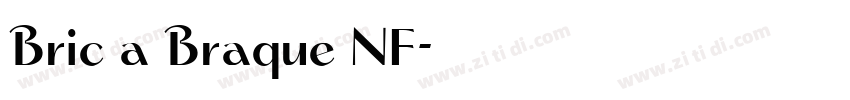 Bric a Braque NF字体转换